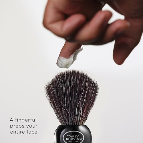 The Art of Shaving Original Shaving Brush - Pure Black ? Features Premium Synthetic Fibers For a Rich, Foamy, Lather