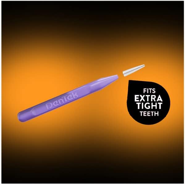 Dentek Slim Brush 32 Count Deep Clean Tight Teeth (6 Pack)