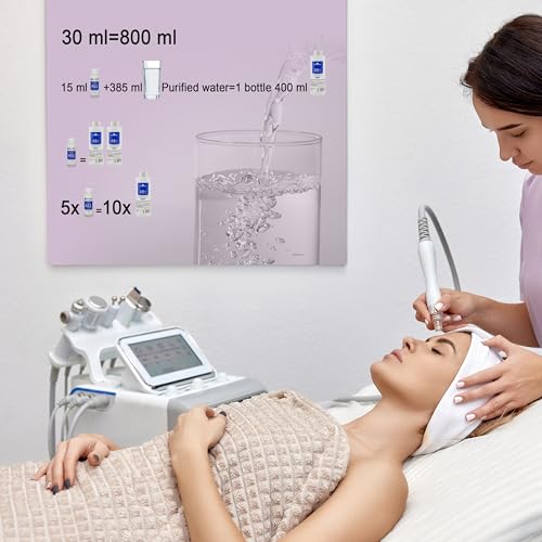 Water Peeling Hydrofacial Skincare Face Moisturizer Cleaning Skin Serum Aqua Peel Concentrated Solution 30ml/1.01oz Per Bottle Dilute to 800ml/27oz Solution Use AS1 SA2 AO3 5 Bottles Per Set (AS1)