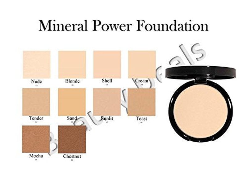 Beauty Deals Mineral Makeup Pressed Powder Foundation - Hypoallergenic- w/sponge (Nude)