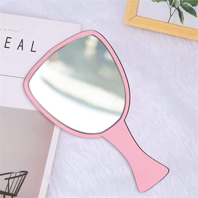Tammnjo Personalized Acrylic Name Hair Technician Prop Mirror Custom Barber Handheld Mirror Social Media Prop Beauty Room Prop Decor Makeup Photo Prop Hair Salon Prop Decor Aesthetics Signage,D1-Hair