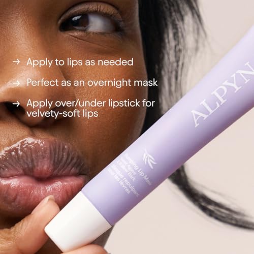 ALPYN Willow & Sweet Agave Plumping Lip Mask with Hyaluronic Acid, 0.5 oz