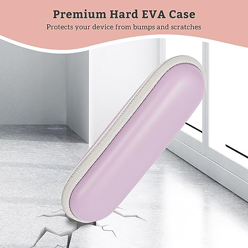 ProCase Hard Travel Case for SolaWave 4-in-1 Facial Wand, EVA Protective Case for Radiant Renewal Wand, Women Face Skincare Wand Storage Room for USB Cable Charger -Black