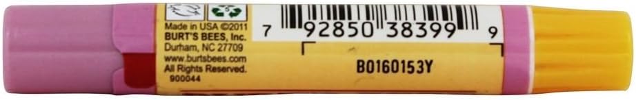 Burt's Bees Lip Shimmer, 100% Natural Moisturizing, with Peppermint Oil, Guava, 0.09 Oz - 6 Pack