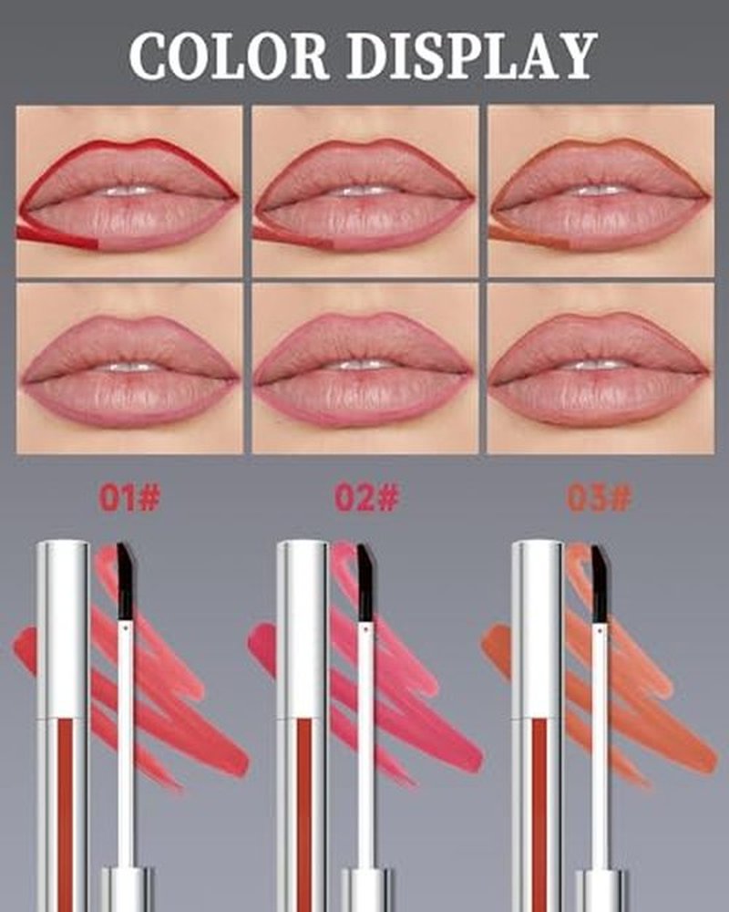 Peel Off Lip Liner Stain, Long Lasting Peel Off Lip Stain Tattoo Lip Gloss Lipstick, Waterproof Stay On All Day, Transfer-Proof, High Pigmented Matte Finish Peel Off Lip Stain Makeup for Women, Cocoa