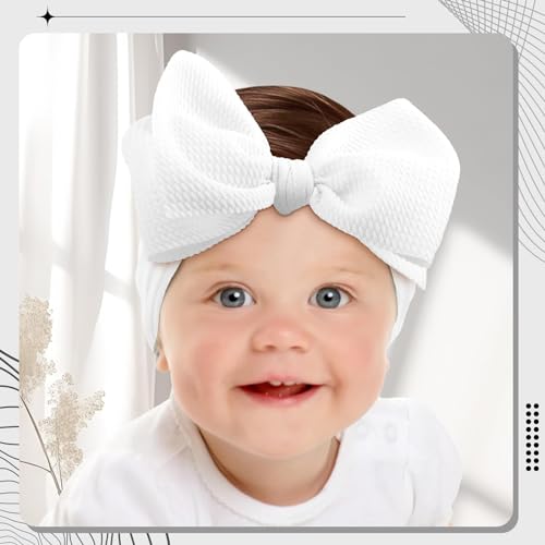 YanJie Halloween Hair Bows Baby Girls Headbands Pumpkin Accessories Black Ghost Printed Baby Bows Newborn Bows Nylon Hair Bows Toddler Headband