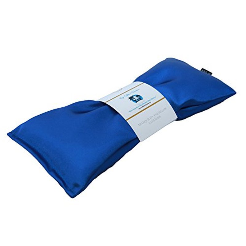 Lavender Eye Pillow - Migraine, Stress & Anxiety Relief - #1 Stress Relief Gifts for Women - Made in The USA, Organic Flax Seed Filled! (Emerald Green - Organic Cotton)