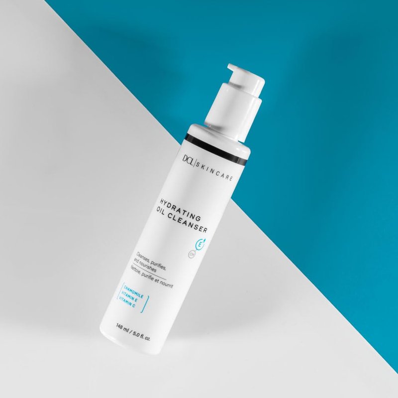 DCL Skincare Hydrating Oil Cleanser for Dry & Sensitive Skin, 4 Fl oz