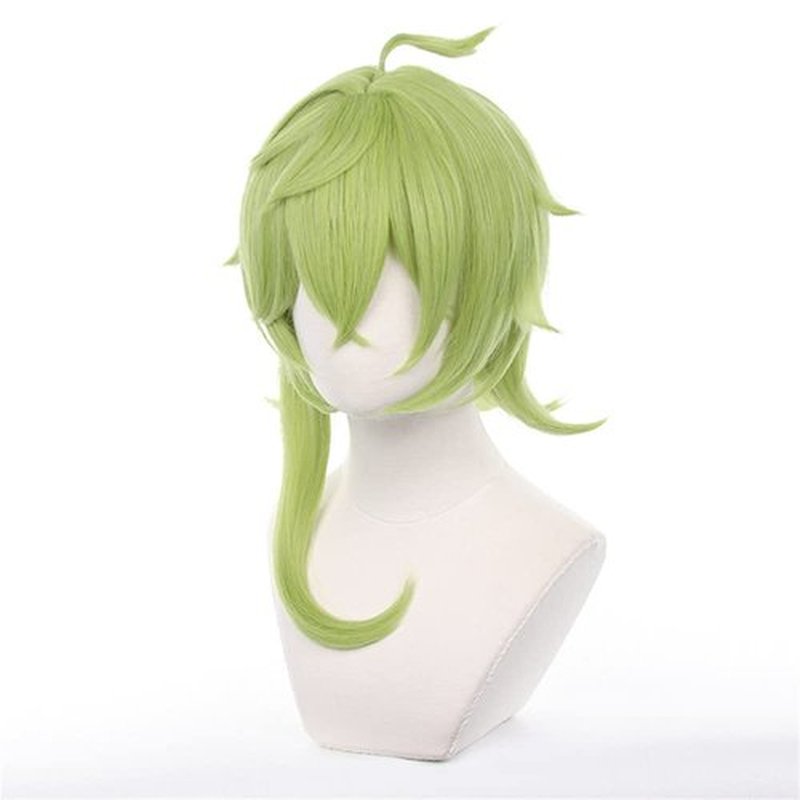 Mystylecos Collei Grass Green Upturned Short Hair Anime Cosplay Wig