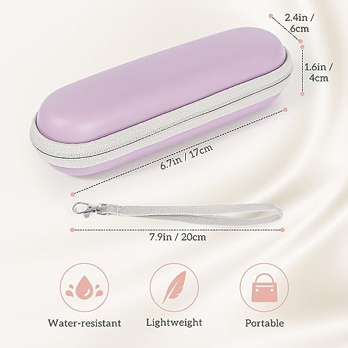 ProCase Hard Travel Case for SolaWave 4-in-1 Facial Wand, EVA Protective Case for Radiant Renewal Wand, Women Face Skincare Wand Storage Room for USB Cable Charger -Black