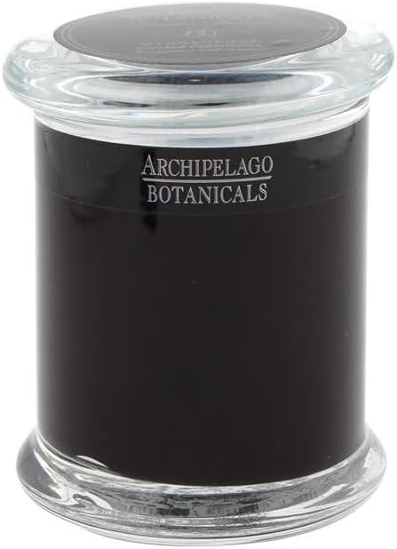 Archipelago Botanicals Kashmir Glass Jar Candle, Kashmir Vanilla, Orange Blossom and Sandalwood Scent, Lead-Free Candle Wicks, Burns Approx. 60 Hours (8.6 oz)