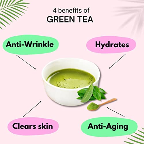 ParadiseGal Anti-Wrinkle Face Masks (10-Pack) Korean Skincare Infused with Collagen, Green Tea, Glutathione, Niacinamide & Ceramide - Hydrating Solution for Smooth, Youthful Skin