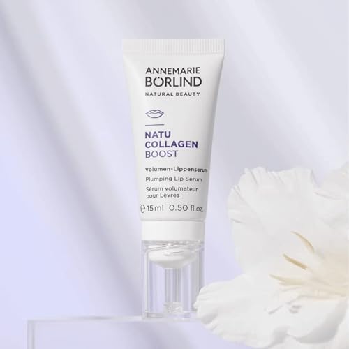ANNEMARIE B?RLIND - NATU COLLAGEN BOOST Plumping Lip Serum - redefining, plumping, rejuvenating lip care, with botanical collagen and plant-based protein, lip plumper, vegan, 0.50 Fl. Oz.