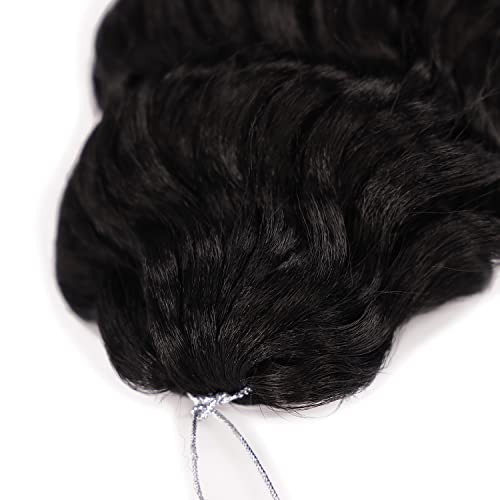 Ocean Wave Crochet Hair Extensions, Curly Braiding Crochet Hair, Soft Synthetic Crochet Hair Extensions 22inch 6Packs #T8/24 Brown mix Blonde
