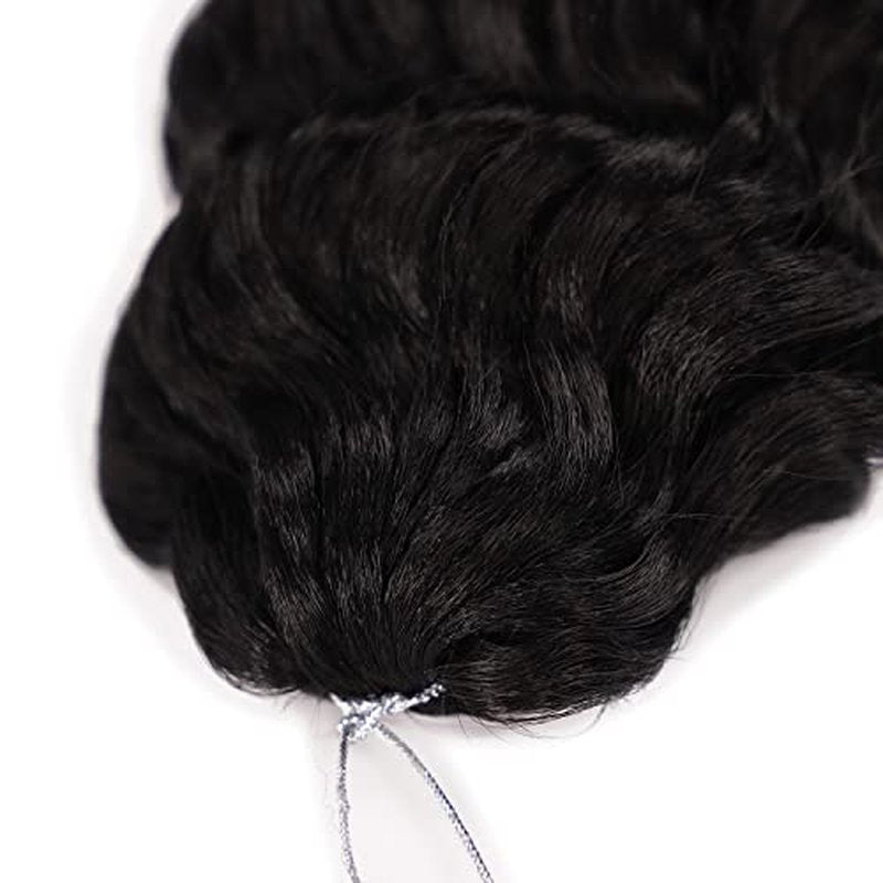 Ocean Wave Crochet Hair Extensions, Curly Braiding Crochet Hair, Soft Synthetic Crochet Hair Extensions 22inch 6Packs #T8/24 Brown mix Blonde