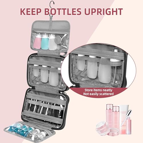 MASSY Egg Shape(Oval) Makeup Storage Box, Countertop Portable Vanity Cosmetics Organizer Preppy