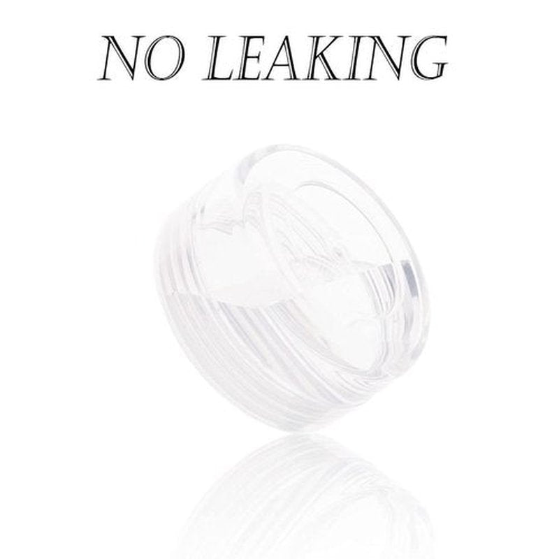 ZEJIA 10 Gram Sample Containers, 20 Count Cosmetic Containers with Lids, Refillable Empty Sample Jars, Small Plastic Containers with Lids (Clear)