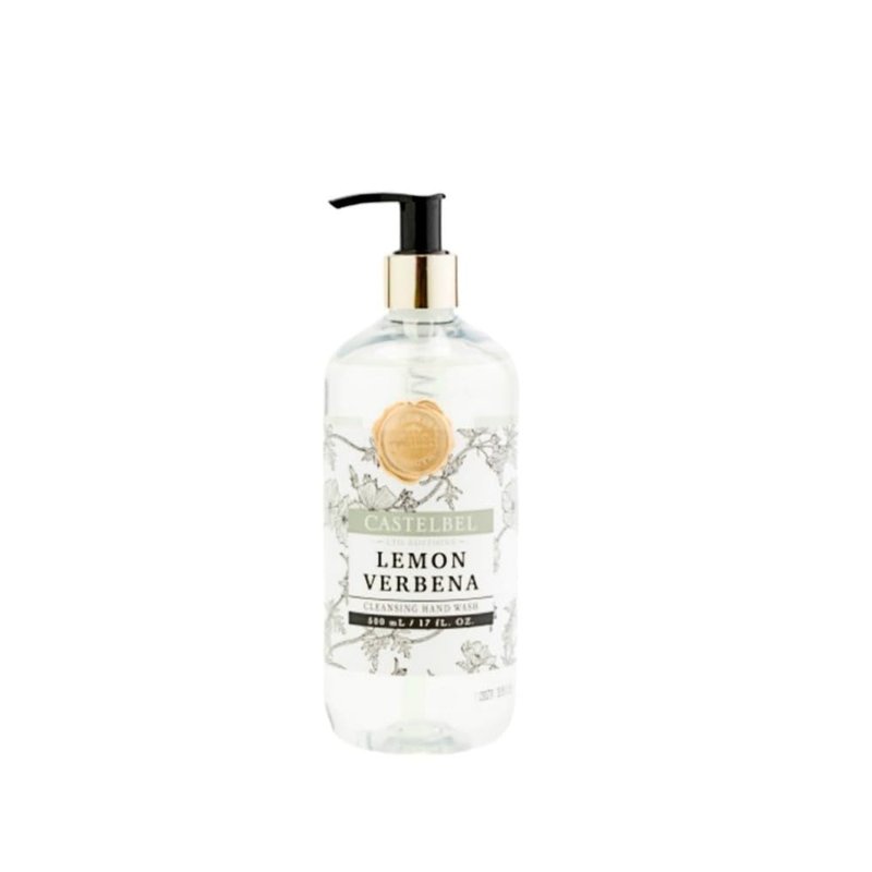 Lemon Verbena Scented Hand Wash - Castelbel 17 Fl Oz | Refreshing Citrus Cleanser