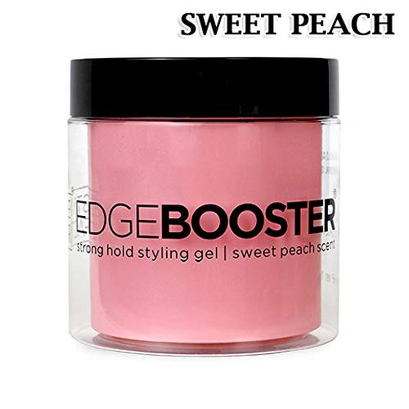 Edge Booster Style Factor Strong Hold Styling Gel, 16.9 Ounce (Sweet Peach)