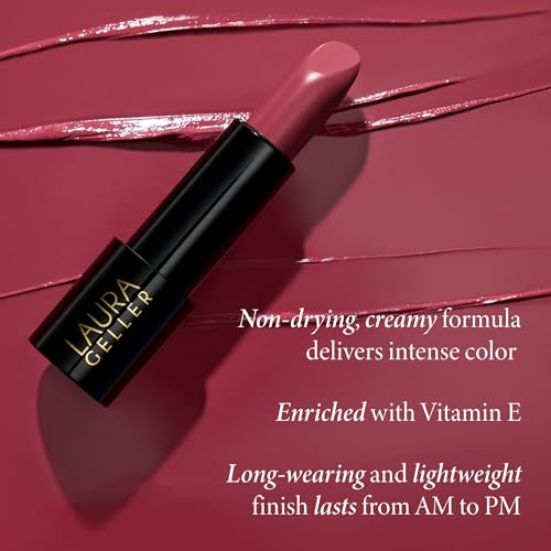 LAURA GELLER NEW YORK Modern Classic Cream Lipstick Trio - Mauve Majesty, Real Rosy, Novel Neutral