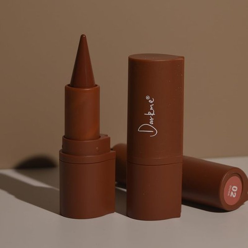 2-in-1 Gradient Lip Liner and Lipstick Lip Combo Set - Achieve Flawless Contour and Gradual Ombre Effect with Easy-to-Use Crayon Form and Cone Tip - Non-Smudging, Long-Lasting (04# Toffee, 1)