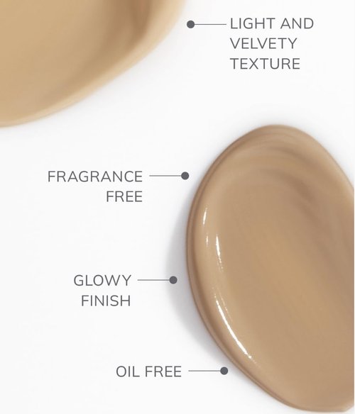 Farmasi Air Glow Foundation, Deeply hydrating and Lightweight Skincare Effects, Sea-Water formula, Natural-looking Skin Hydrated Softer and Smooter, Buildable Hylauronic Coverage 1 Fl Oz / 30 ML - N15