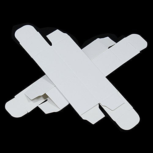 BAT Pack 50 Pack 0.78x0.78x3.34 inch Rectangle Kraft Paper DIY Lipstick White Boxes Beauty Accessories Essence Oil Lipstick Bottle Packaging Gift Makeup Organzier Tube Storage