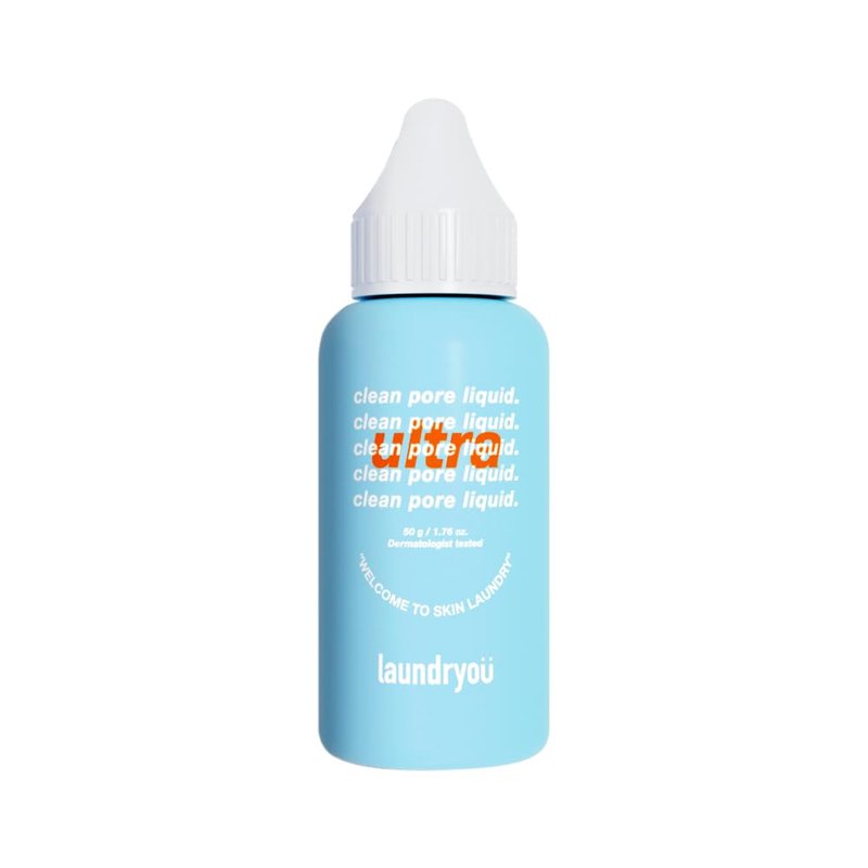 LAUNDRYOU Clean Pore Ultra Liquid Sebum Softener | PHA Exfoliating Toner with Niacinamide, Hyaluronic Acid for Texture Smoothing & Oil Balance | Tea Tree & Peptides | Korean Skin Care (1.69 fl oz)