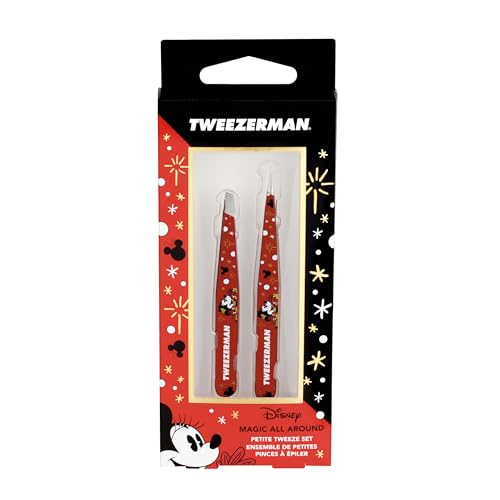 Tweezerman Magic All Around Petite Point and Slant Set - Eyebrow for Women and Men Set