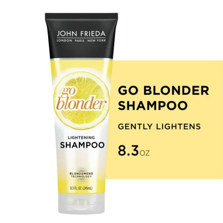 John Frieda Shampoo Sheer Blonde Go Blonder Lightening 8.3 Ounce (245ml) (2 Pack)