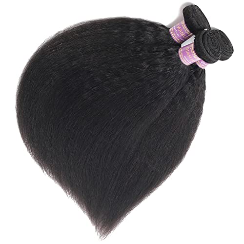 12A Human Hair Bundles 16 18 20 Inch Deep Wave Bundles Human Hair 100% Unprocessed Brazilian Virgin Deep Curly Human Hair Bundles Double Weft Deep Wave Hair Bundles Natural Black