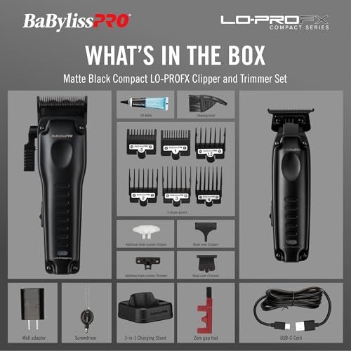 High-Performance Compact LO-PROFX Trimmers for Men