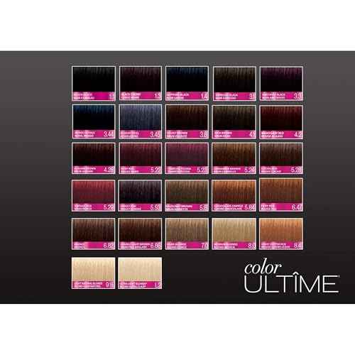 Schwarzkopf Color Ultime 1.4 Sapphire Black Hair Dye, Permanent Intense Black with Diamond Brilliance, Fade-Resistant, Covers Grays, All Hair Textures