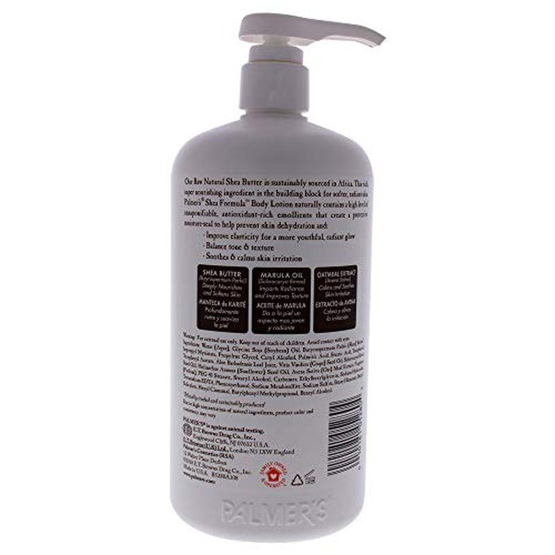 Palmer's Shea Formula Raw Shea Body Lotion (Pack of 1) Cocoa Butter Formula Skin Therapy Moisturizing Body Oil with Vitamin E (5.1 Ounces)
