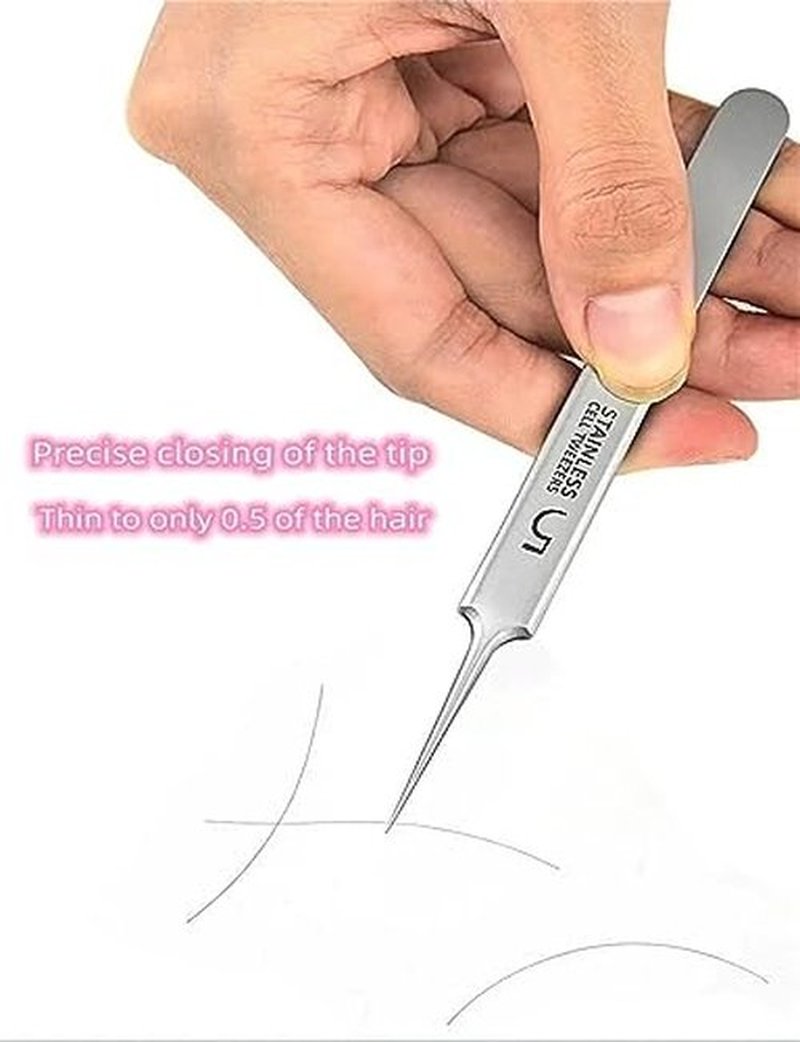 Usiveinborn Blackhead Remover, Usiveinborn Tweezers, Professional Stainless Steel Facial Blackhead Remover Tweezers