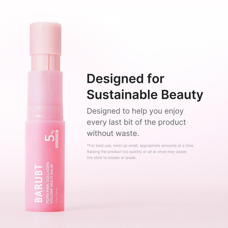 Collagen Volume Multi Balm Stick - Pink Firming Care for Under-Eyes, Lips & Fine Lines | All-in-One Balm (1pc)