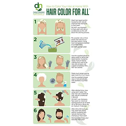 Black Henna Hair Color For All Kit | 100% All Natural Indigo Powder Hair Dye & Beard Dye (Midnight Natural Black) Organic, Herbal & Vegan Chemical & Cruelty Free Permanent Gray Coverage & Tinting