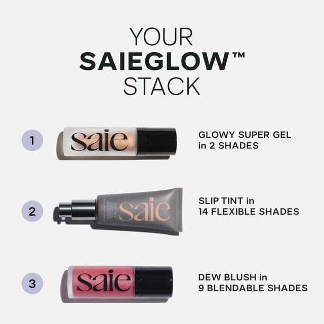 Saie Slip Tint SPF 35 Tinted Moisturizer - Light Coverage Moisturizer + Broad Spectrum Zinc Oxide Sunscreen with Hydrating Hyaluronic Acid - Shade Seven (1.35 oz)