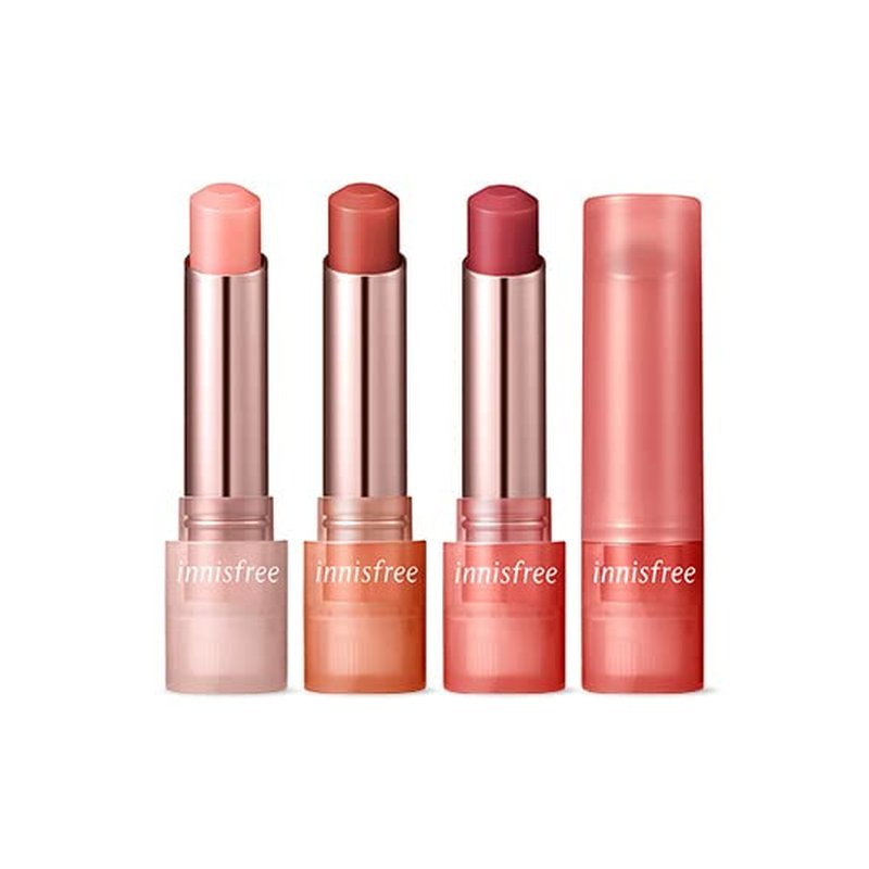 Innisfree Dewy Tint Lip Balm - Hydrating Tinted Balm with Hyaluronic Acid | Available in 4 Shades