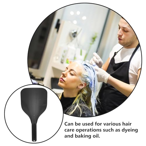 NOLITOY Plastic Hairdressing Face-shield, Reusable Hairspray Protector Mask, Black