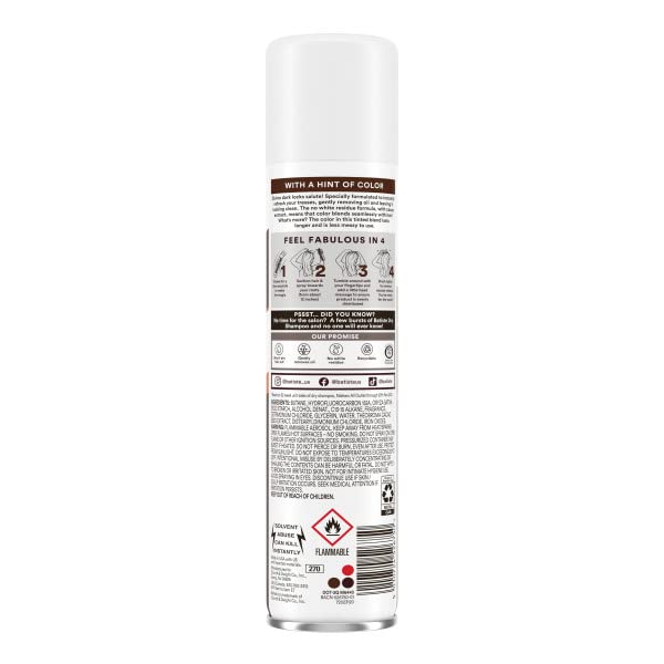 Batiste Dry Shampoo Dark Hair, 3.81 oz. + Mini 1.06 fl. oz.