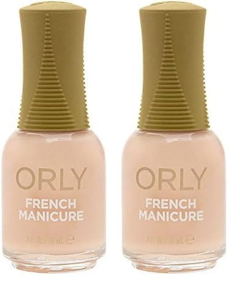 Orly Nail Lacquer, French Man Sheer Nude, 0.6 Fluid Ounce (Pack of 2)