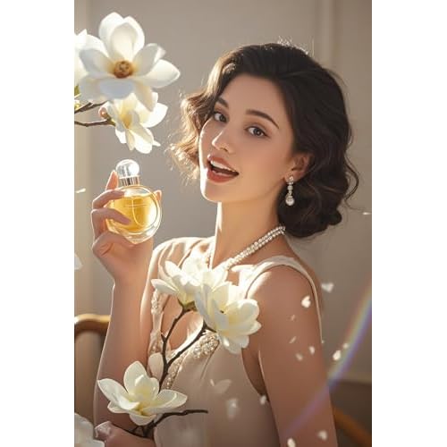 Eau de Parfum Spray for Women Eau Fraiche Eau de Toilette Perfumery Natural Floral Fragrance with Pure Long Lasting Elegant Refreshing Sweet Scent and Light Flavor 1.7 Ounce 50ml (Michelia Alba)