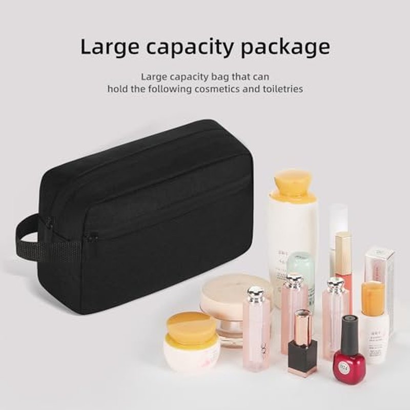 Icramsy Travel Toiletry bag Toiletry bag for women men Hanging toiletry bag Cosmetic bag Travel accessories for Women Men (Pink)