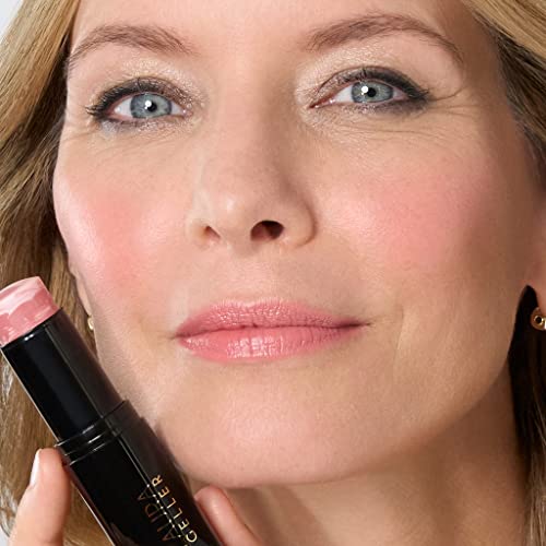 LAURA GELLER NEW YORK Italian Marble Blush Makeup Stick | Cream Finish Marbleized Blush for Cheeks, Apricot Spritz