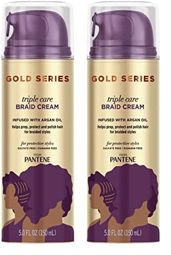 Pantene Gold Series from Sulfate Free Deep Hydrating with Argan Oil for Curly Coily Hair, Co-Wash, 15.2 Fl Oz (Packaging May Vary)