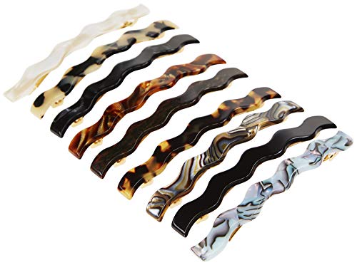 France Luxe Wavy Long and Skinny Barrette, Africa - Comfortable Fit With A Simple Design