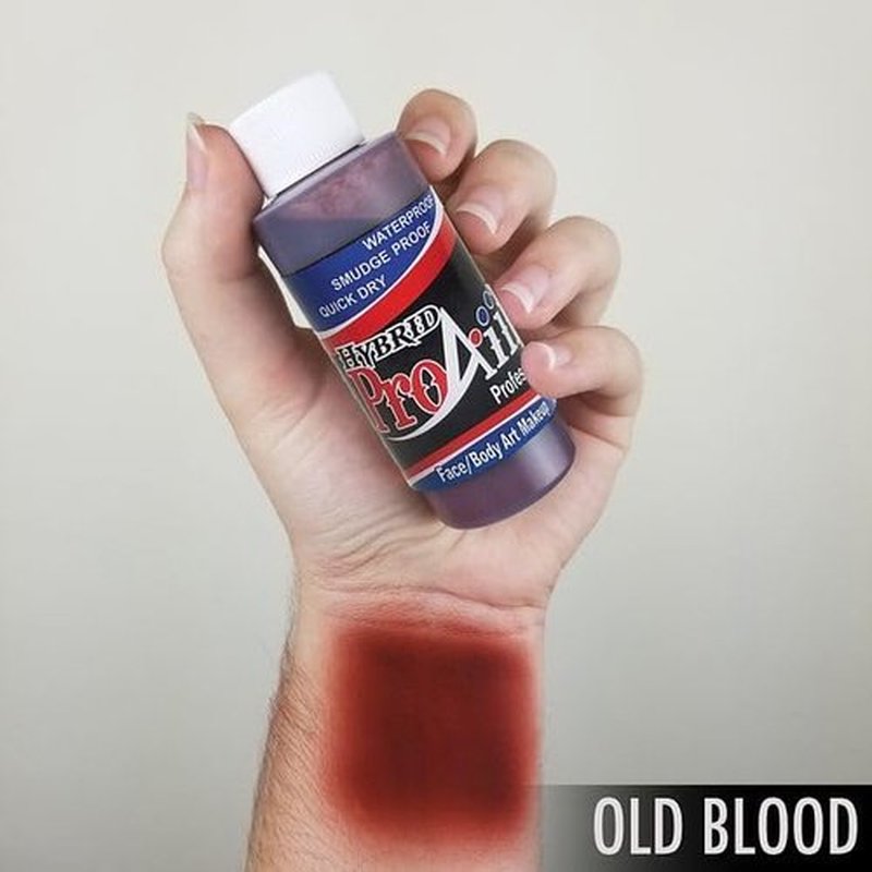 ProAiir Face and Body Painting Makeup - 2oz (60ml) Zombie Old Blood