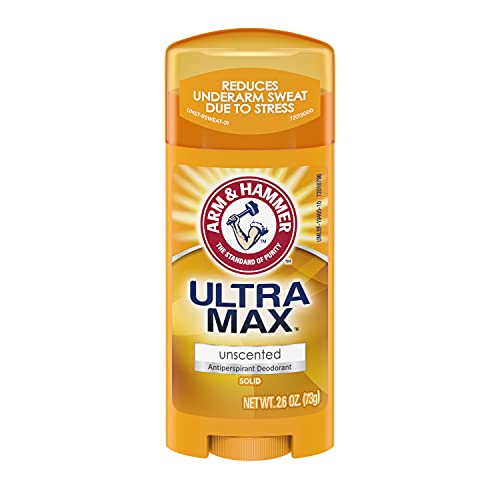 ARM & HAMMER ULTRAMAX Anti-Perspirant Deodorant Solid Unscented 2.60 oz (Pack of 2)