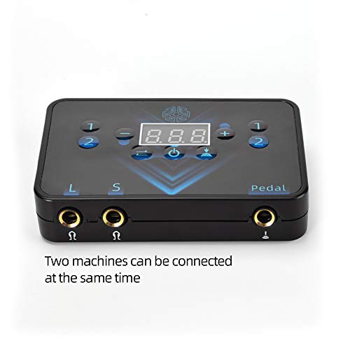 Tattoo Power Supply LED Display Adjustable Voltage Professional Tattoo Machine Power Source Tattoo Voltage Regulator US-Plug